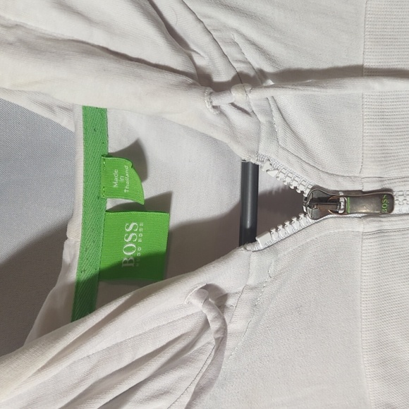 Hugo Boss Green Label Mens Size Large White Hoodie - Picture 4 of 7